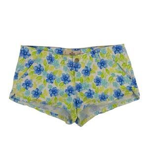 Hollister Blue and lime green Shorts